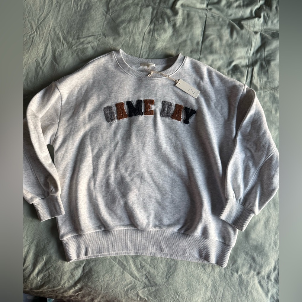 Z Supply Gray 'Game Day' Sweatshirt